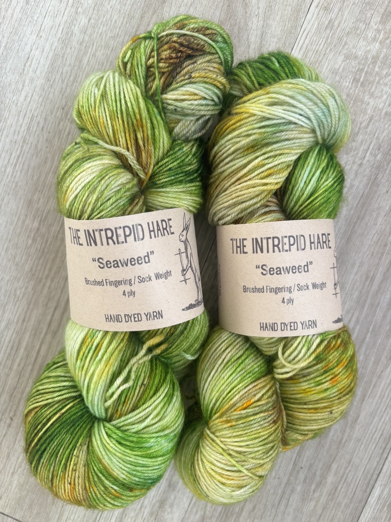 Seaweed Brushed sock weight